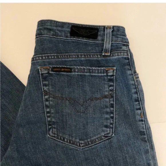 Harley-Davidson Bootcut Denim Jeans 8 - Picture 7 of 10